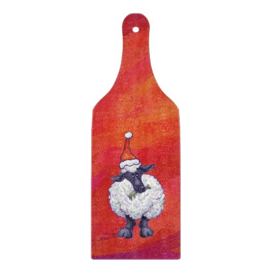 Kerstmis op rood snijplank (Voorkant)