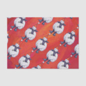 Kerstmis op rood tissuepapier (Voorkant)