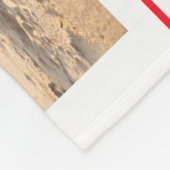 Kerstmis op strand 5 foto Collage Modern Fleece Deken (Hoek)