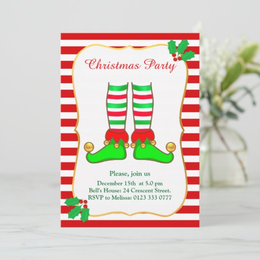 Kerstmis op uitnodiging van de Rode Witte Partij (Staand voorkant)