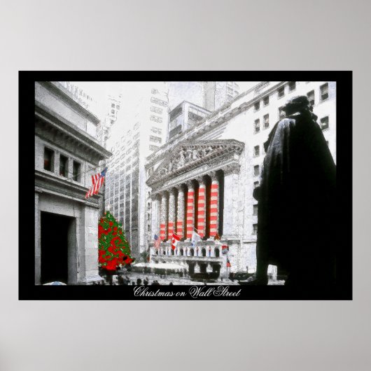 Kerstmis op Wall Street~poster Poster (Voorkant)