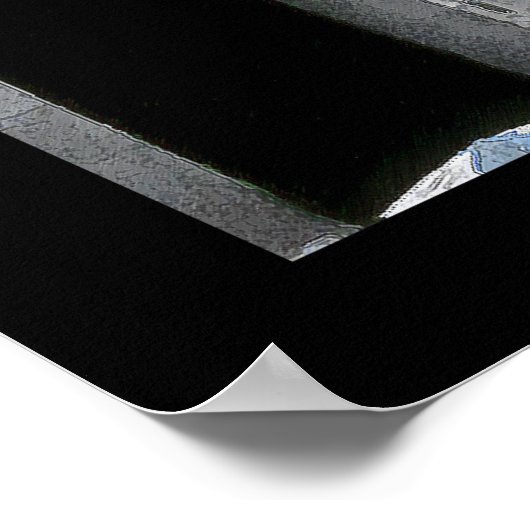 Kerstmis op Wall Street~poster Poster (Hoek)