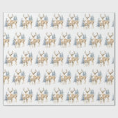 Kerstmis op White Cadeaupapier (Vlak)