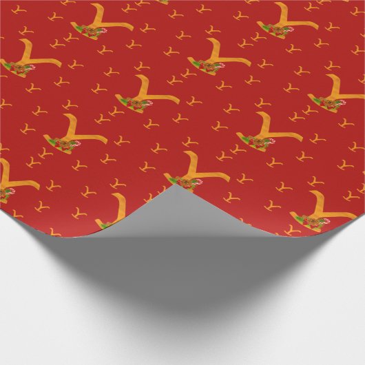 Kerstmis op Yellowstone 3 - Cadeaupapier (Hoek)