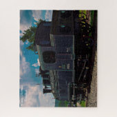 Kerstmis Opa. Legpuzzel (Verticaal)