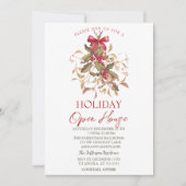 Kerstmis: Open Holiday Kaart (Voorkant)