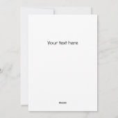 Kerstmis open water zwemmen in sneeuw 's nachts feestdagenkaart (Achterkant)