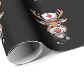 Kerstmis Operatie Blouse Rendier Rubber Handschoen Cadeaupapier (Rol Hoek)