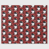 Kerstmis Orca Killer Whale Cadeaupapier (Vlak)