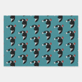 Kerstmis Orca Killer Whale Inpakpapier Vel (Voorkant 3)