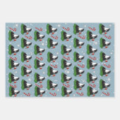 Kerstmis Orca Killer Whale Inpakpapier Vel (Voorkant 3)