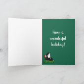 Kerstmis Orca Killer Whale Kaart (Binnen)