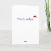 Kerstmis Orca Killer Whale Kaart (Achterkant)