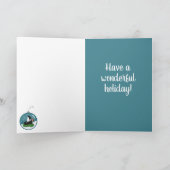 Kerstmis Orca Killer Whale Kaart (Binnen)