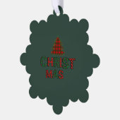 Kerstmis Ornament Kaart (Links)