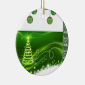 Kerstmis Ornament, kerstboom Keramisch Ornament (Rechts)