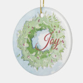 Kerstmis Ornament met woorden Joy en Peace (Links)