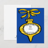 Kerstmis - Ornament Uitnodiging Kaart (Voorkant / Achterkant)