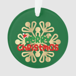 Kerstmis, ornamenten met sneeuwvlok 02