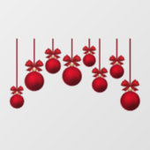 Kerstmis Ornamenten Raamsticker (Vel)