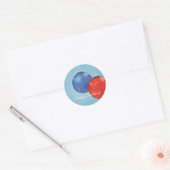 Kerstmis Ornamenten sticker (Envelop)