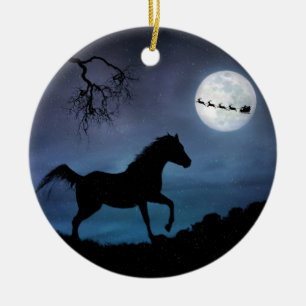 Kerstmis Ornamet van het paard Keramisch Ornament
