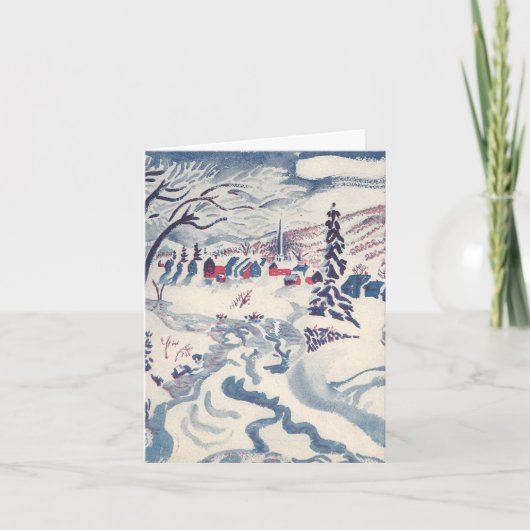 Kerstmis Oud-Hollands Bedankt (Voorkant)