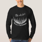 Kerstmis Oude Sleigh T-shirt (Voorkant)