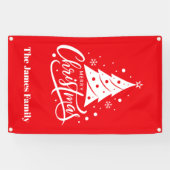 Kerstmis Outdoor Spandoek (Horizontaal)