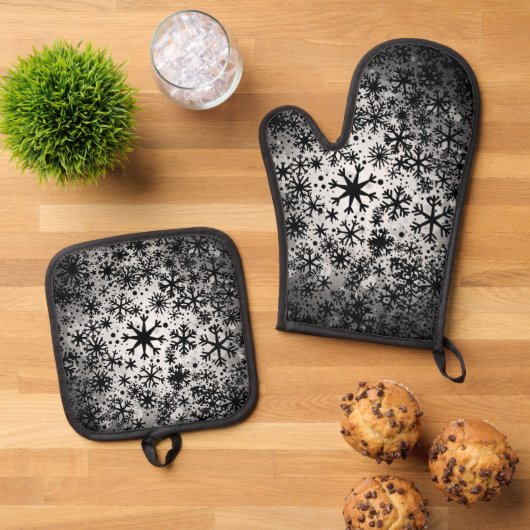 Kerstmis Ovenwant & Pannenlap Set (Top down)