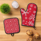 Kerstmis Ovenwant & Pannenlap Set (Top down)