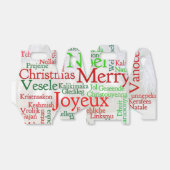 Kerstmis over de hele wereld bedankdoosjes (Uitgevouwen)