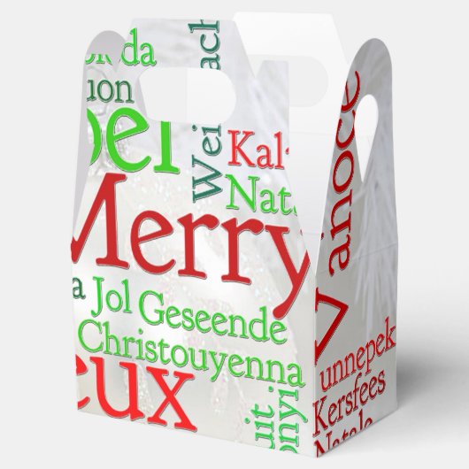 Kerstmis over de hele wereld bedankdoosjes (Geopend)