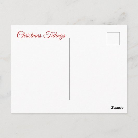 Kerstmis over de hele wereld briefkaart (Achterkant)