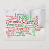 Kerstmis over de hele wereld briefkaart (Voorkant)