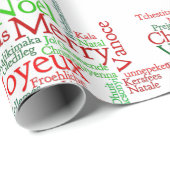 Kerstmis over de hele wereld cadeaupapier (Rol Hoek)