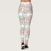 Kerstmis over de hele wereld leggings (Achterkant)