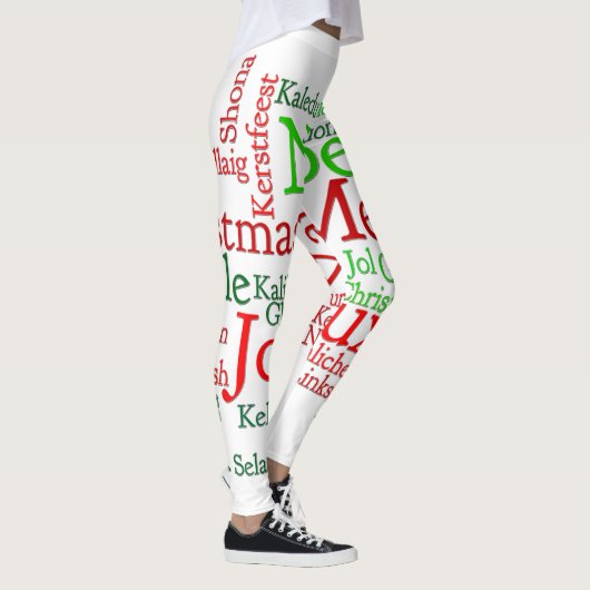 Kerstmis over de hele wereld leggings (Rechts)