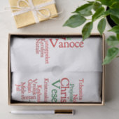 Kerstmis over de hele wereld tissuepapier (Geschenk)