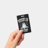 Kerstmis Overlevende Leraar Leven Ineenstorting Xm Badge (Handheld)