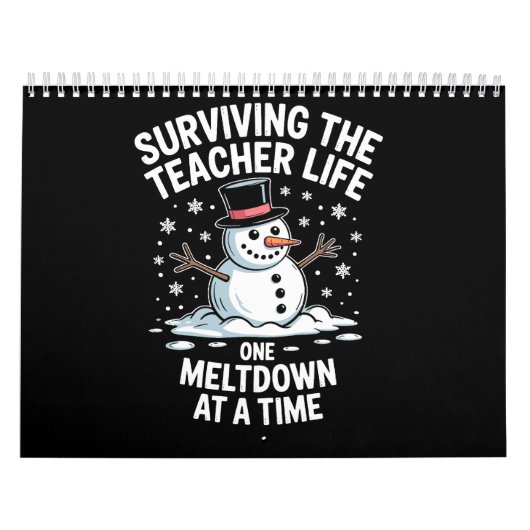 Kerstmis Overlevende Leraar Leven Ineenstorting Xm Kalender (Hoes)