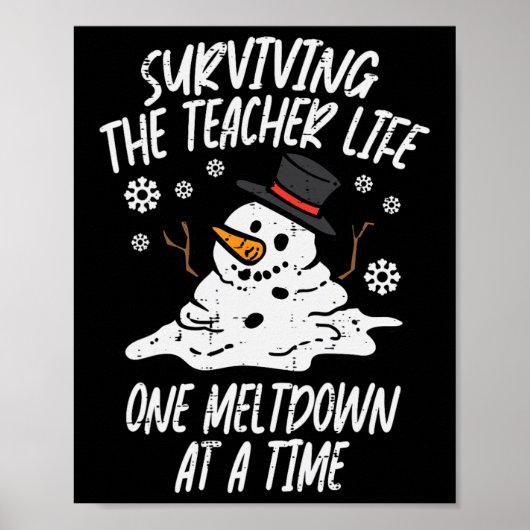 Kerstmis Overlevende Leraar Leven Ineenstorting Xm Poster (Voorkant)