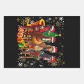 Kerstmis Paard Liefhebber Inpakpapier Vel (Voorkant 2)