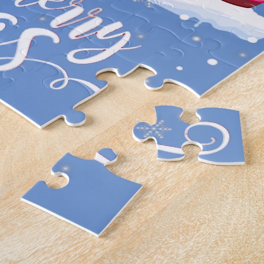 Kerstmis Pajama Great Dane Tree Xmas Dop Dad mam Legpuzzel (Zijkant)