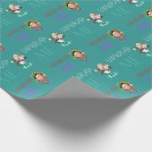 Kerstmis, pak me jongen en Snowman Gift Wrap Cadeaupapier (Hoek)