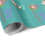 Kerstmis, pak me jongen en Snowman Gift Wrap Cadeaupapier (Rol Hoek)