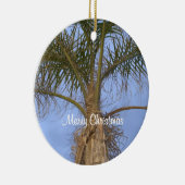 Kerstmis Palmboom Ornament AANPASSEN Datum (Rechts)
