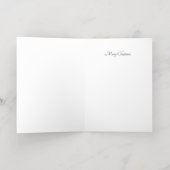 Kerstmis Panda aanpasbaar Folie Feestdagenkaart (Binnenlaag)