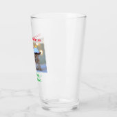 Kerstmis Pap Best Ever Pet Foto Beer Pint Glas (Links)