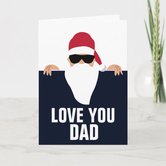KERSTMIS PAPA LIEFDE KAARTEN (Voorkant)